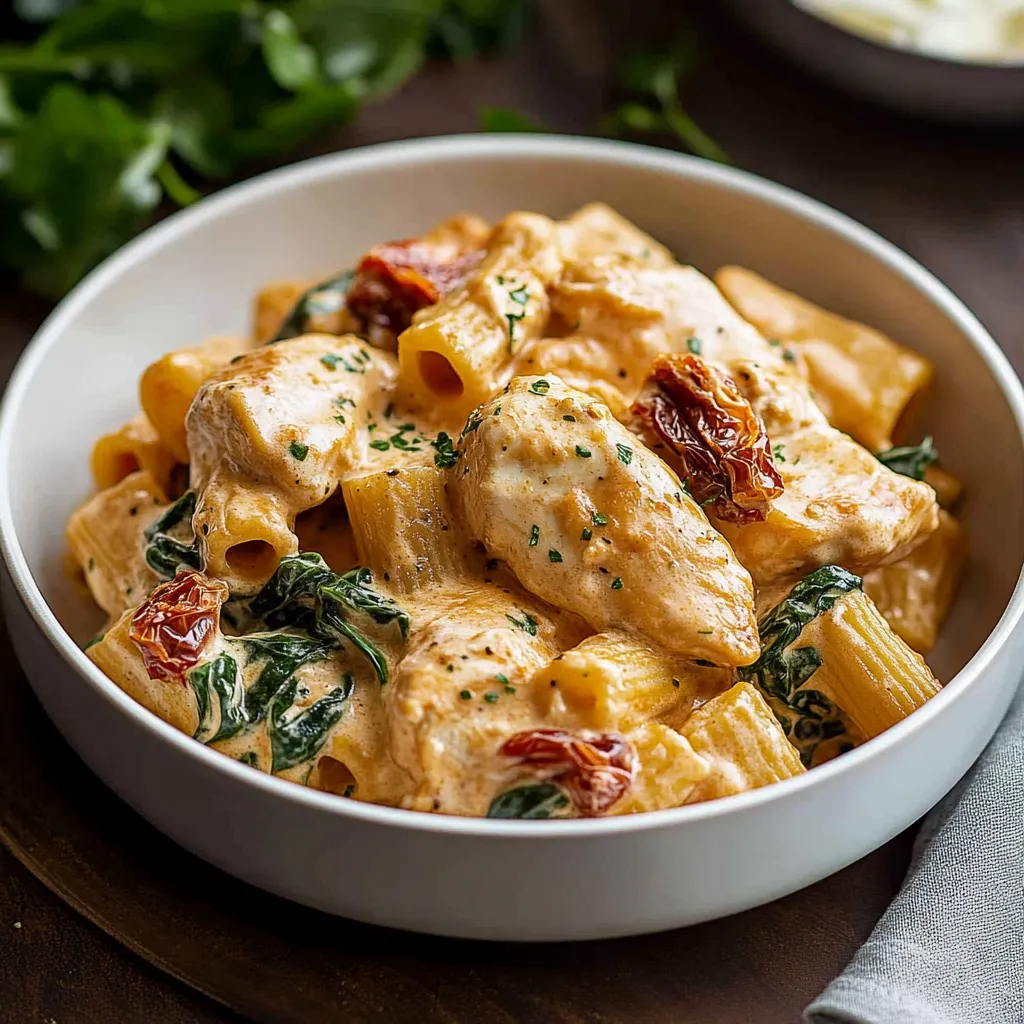 Pâtes Poulet Toscane