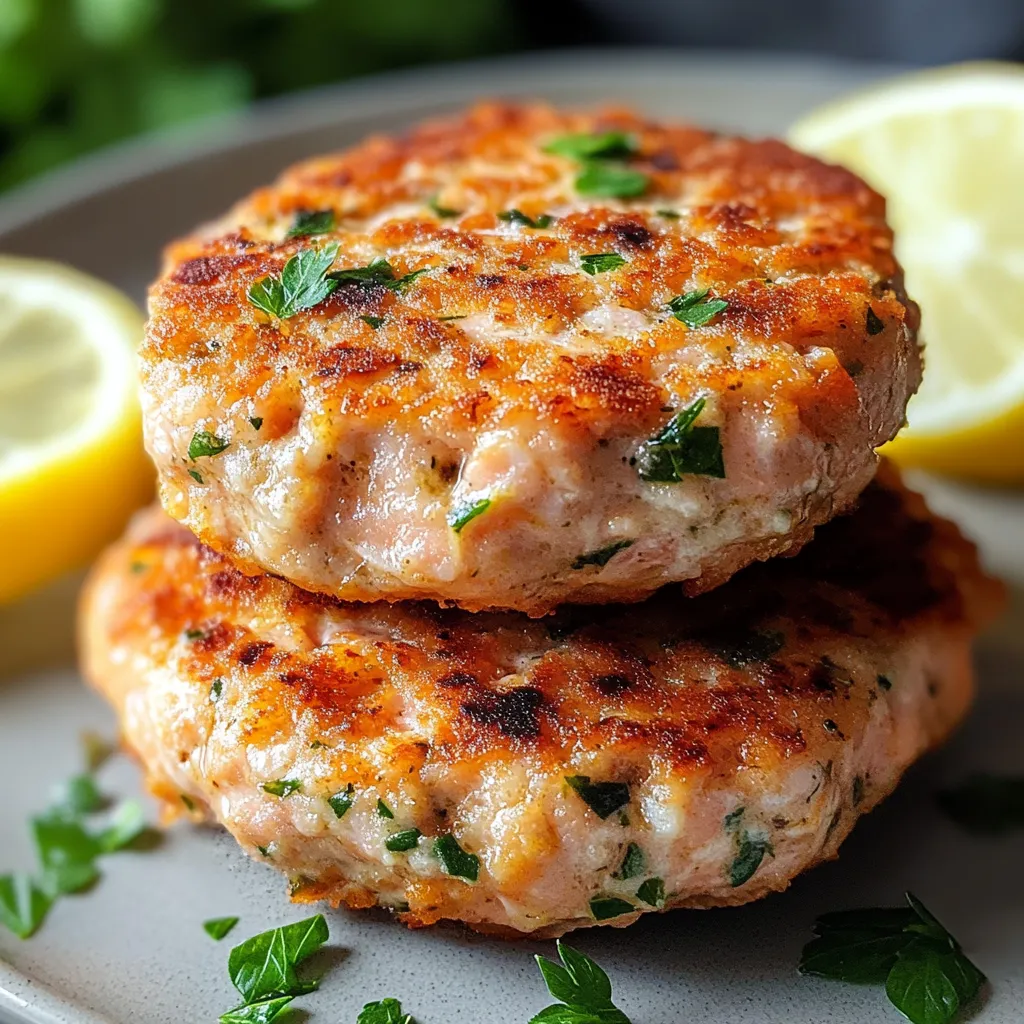 Galettes de saumon maison croustillantes