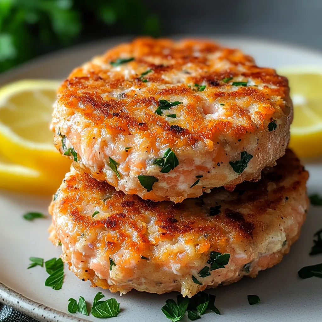 Recette facile galettes de saumon à l’ancienne