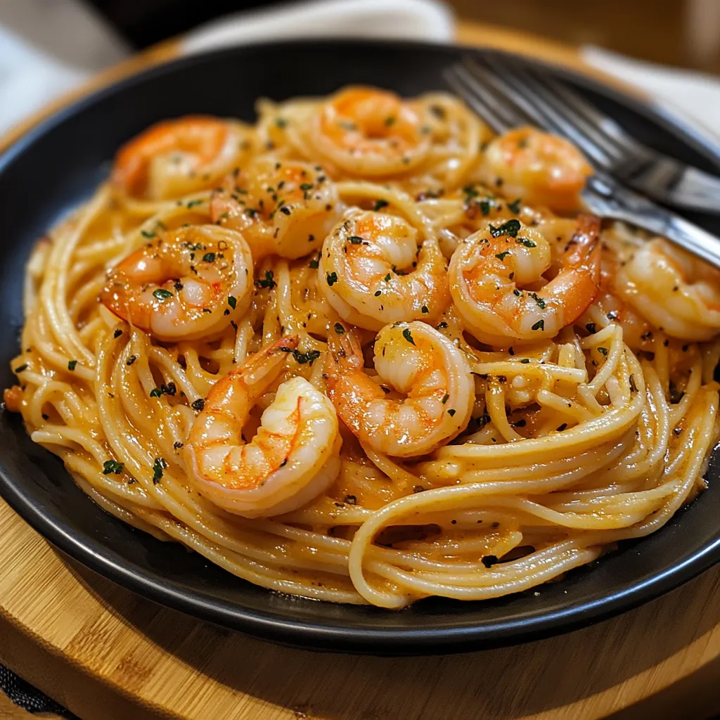 Zoom Pâtes crevettes Bang Bang