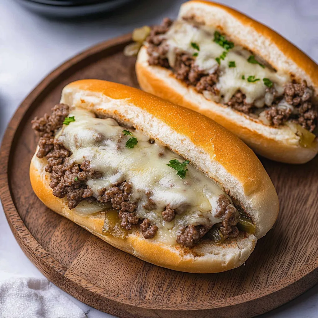 Savoureux Steak au Fromage Haché