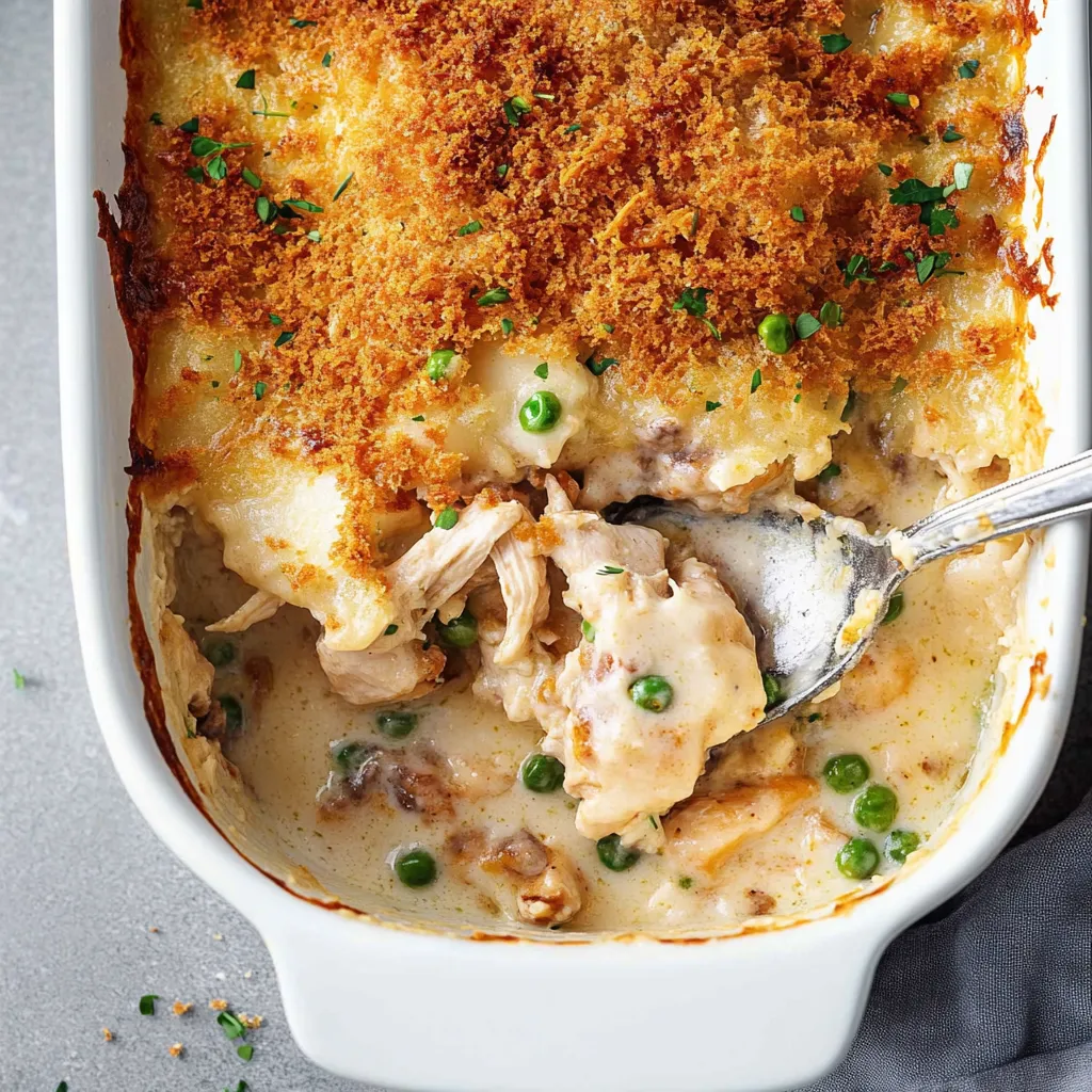 Gratin poulet cordon bleu