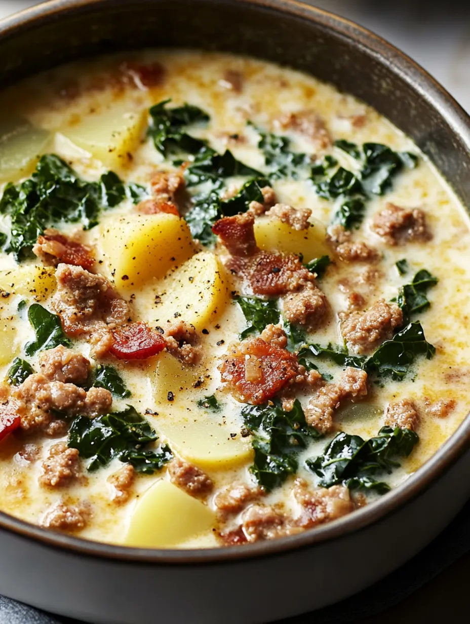 Recette Crémeuse Zuppa Toscana Facile