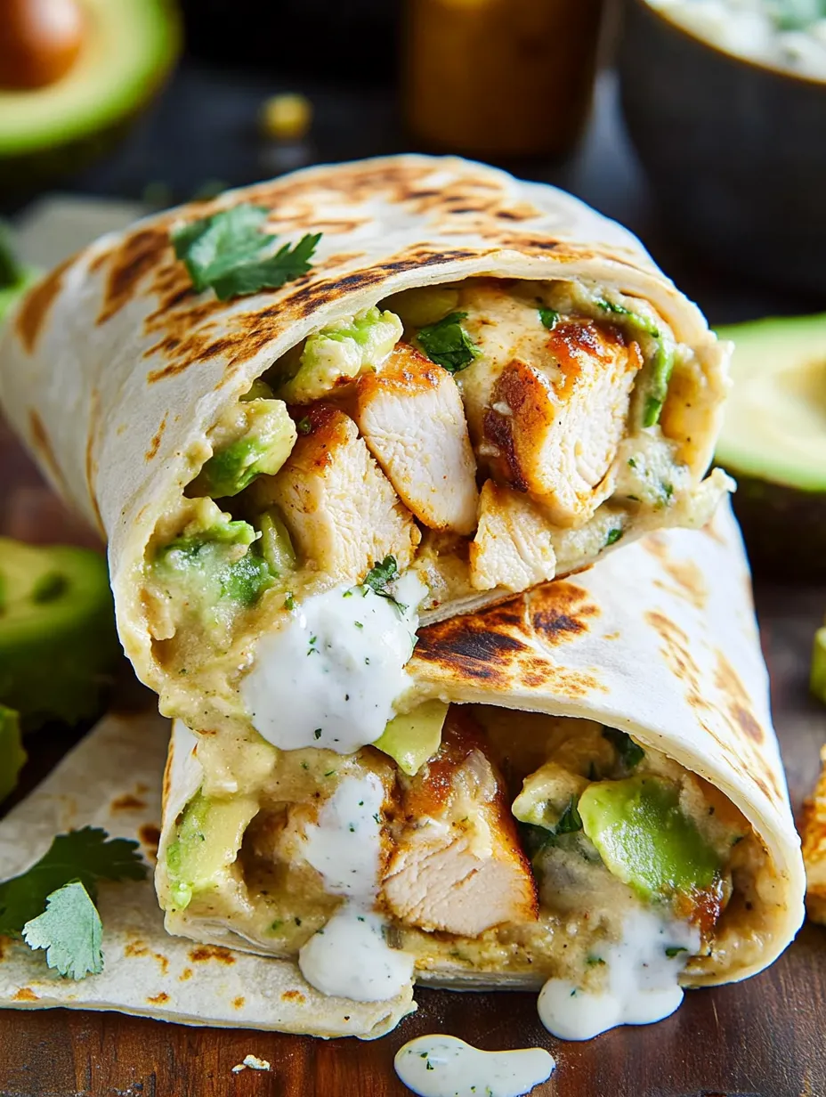 Burritos Poulet Avocat