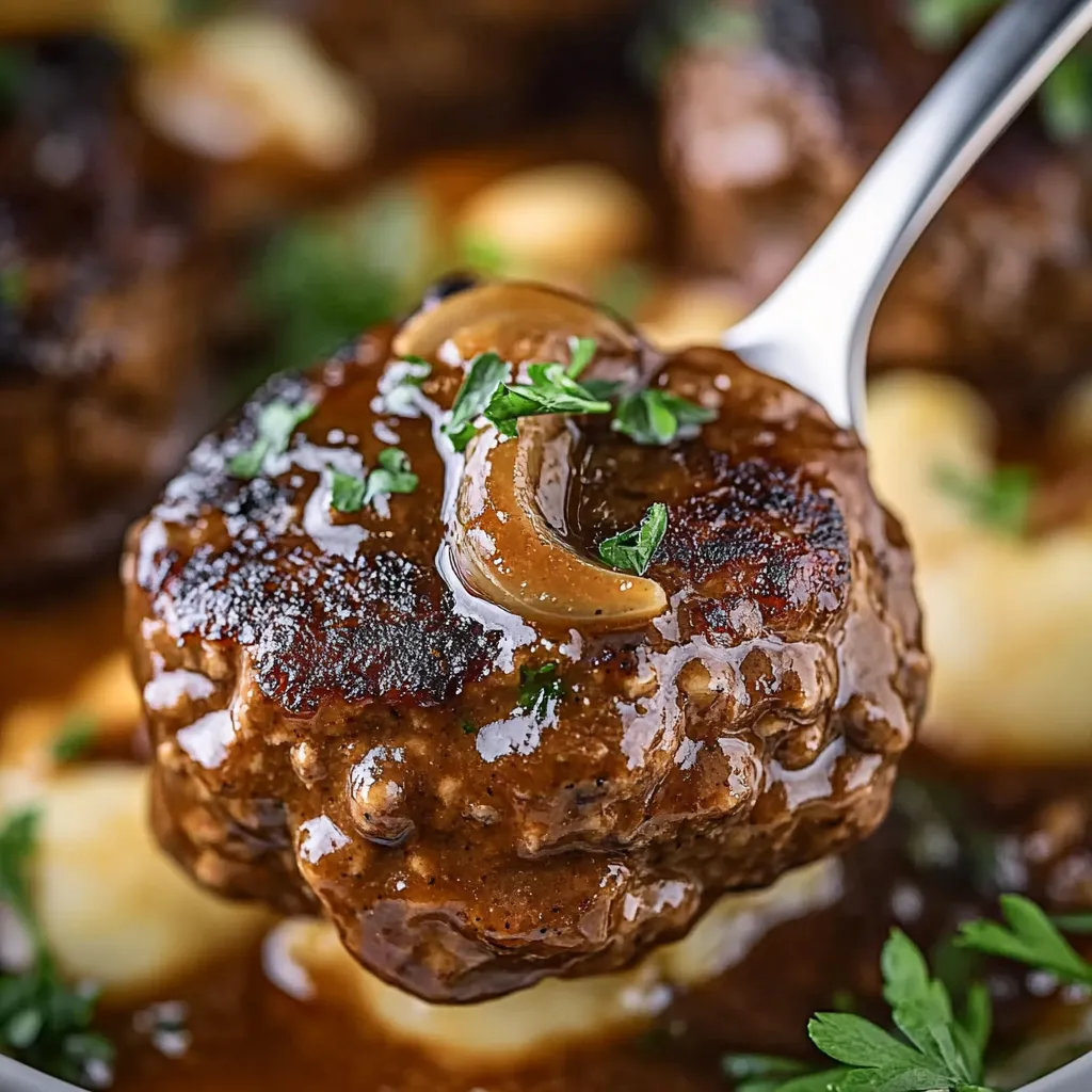 Steak Salisbury Maison Rapide