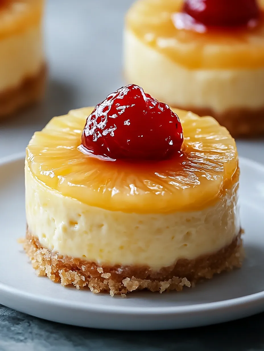 Mini Cheesecake Ananas Caramel Recipe