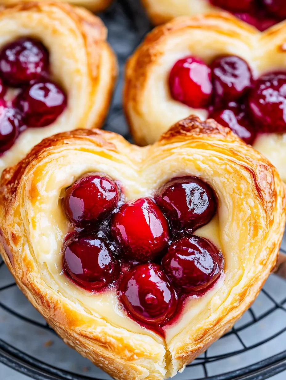 Viennoiserie Facile aux Cerises et Fromage