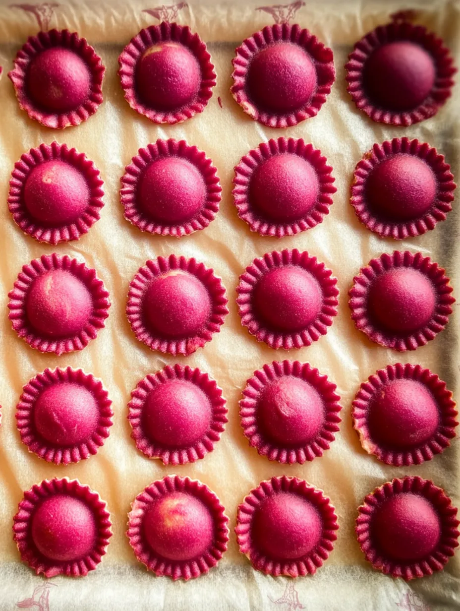 Ravioletti roses de Saint-Valentin