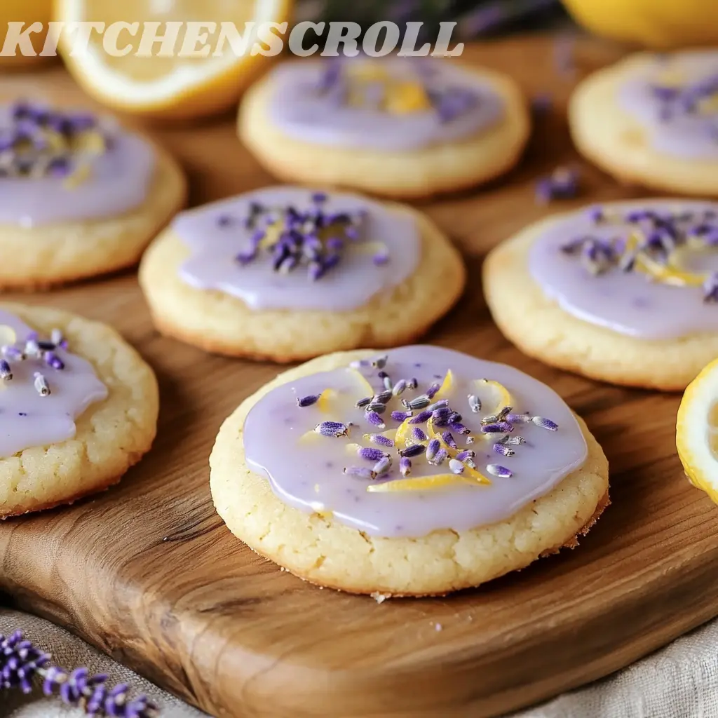 Biscuits citron lavande faciles