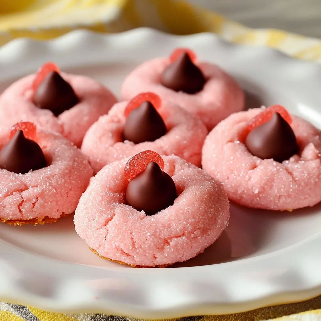 Biscuits Fraises Choco