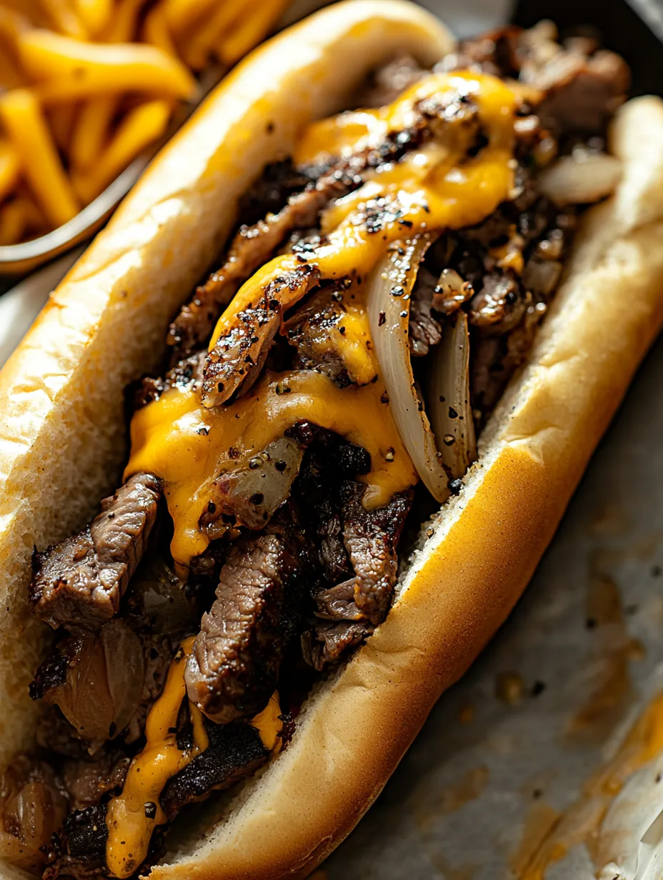Délicieux Philly Cheesesteak