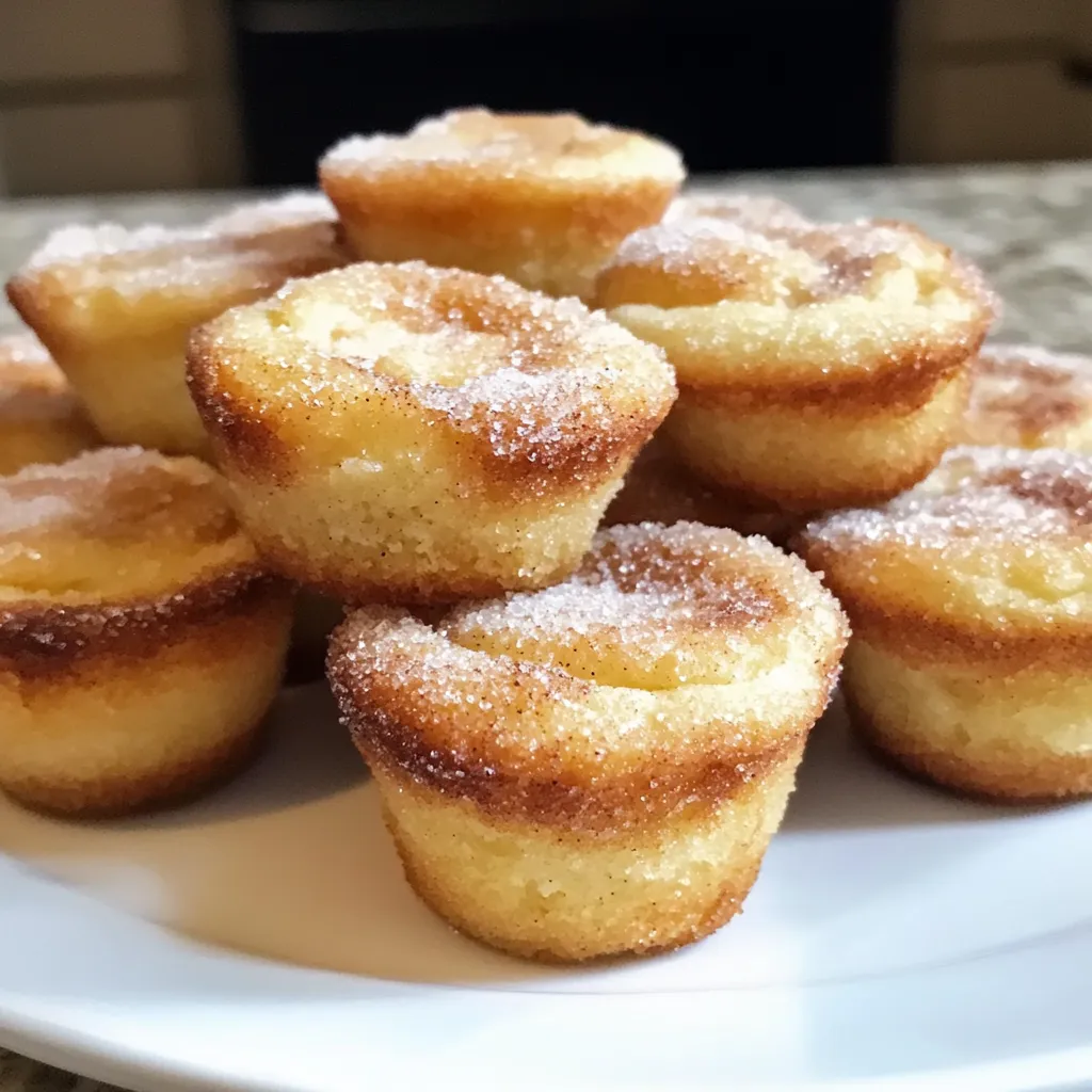 Gros plan muffins pain perdu cannelle sucre