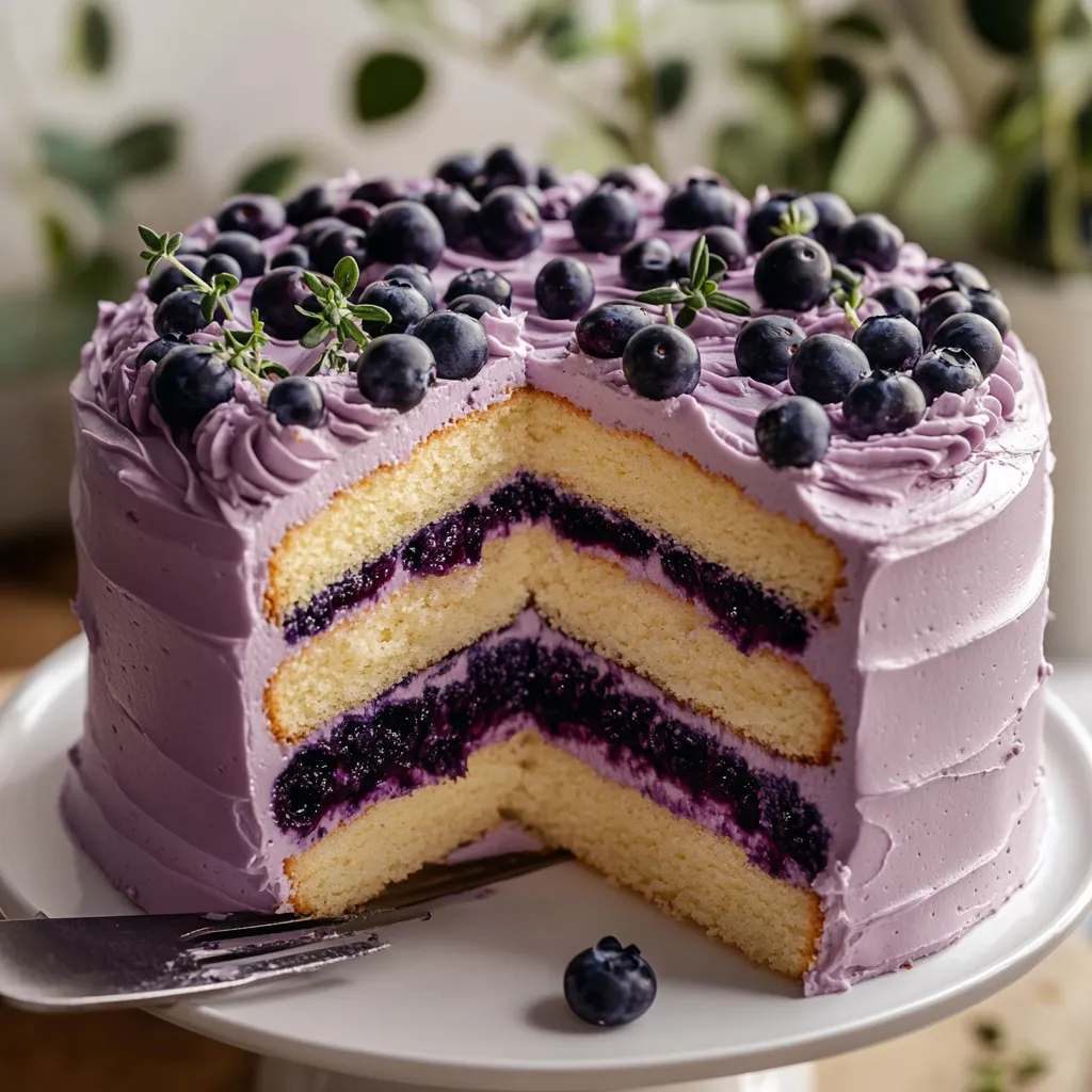 Gâteau Moelleux Myrtille