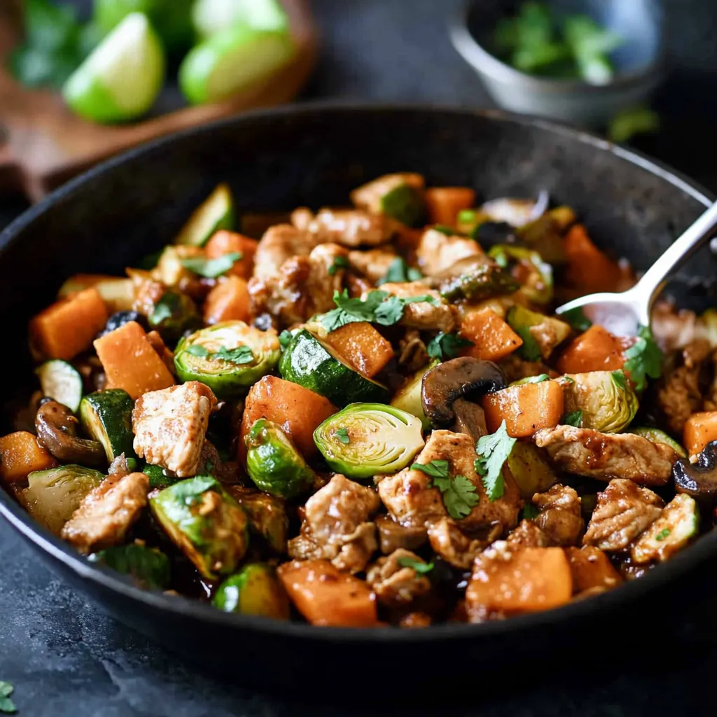 Poêlée Dinde BBQ Ranch Légumes