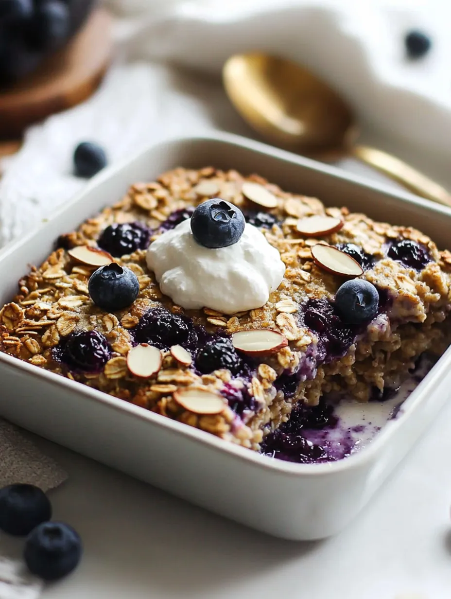 Porridge aux myrtilles sain (sans gluten)