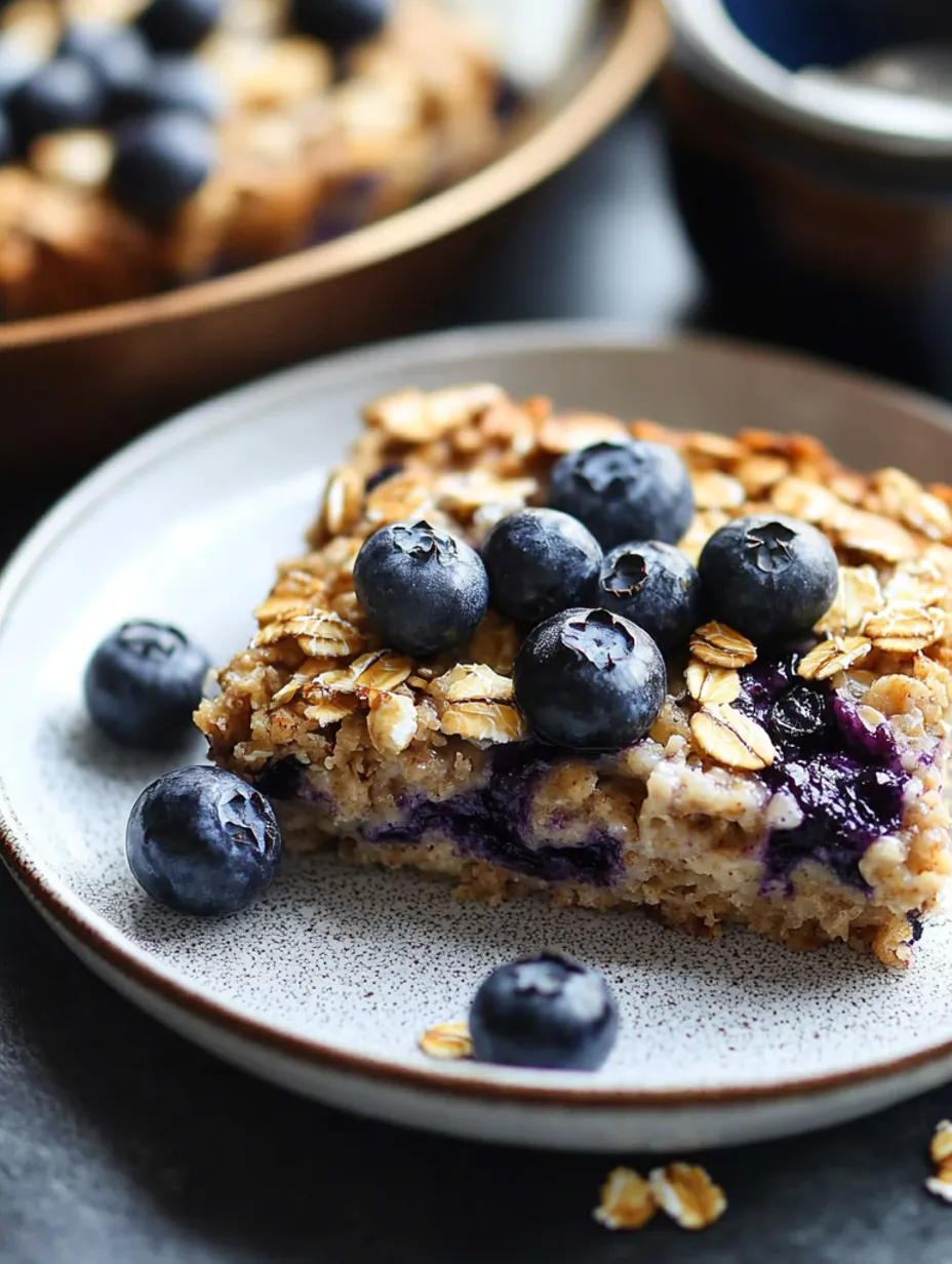 Porridge aux myrtilles sain