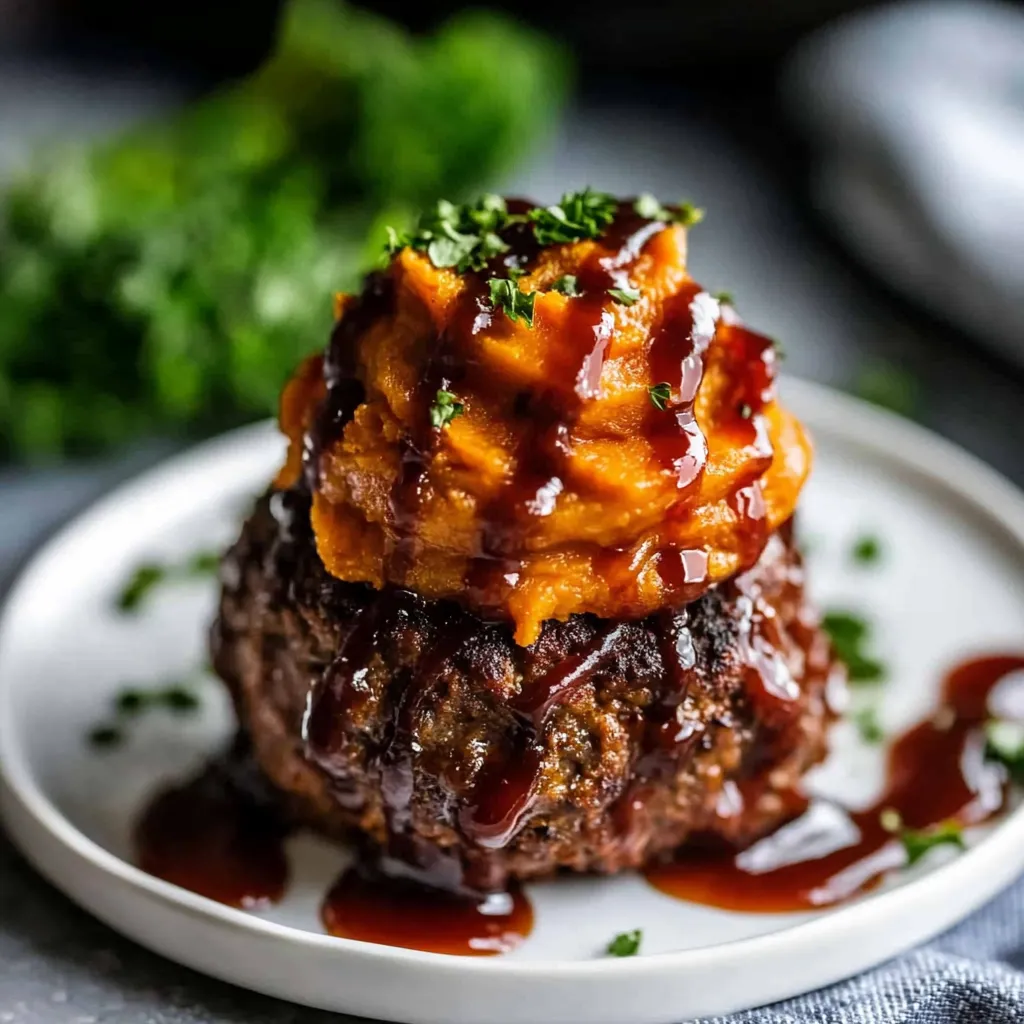 Petits Pains Viande BBQ et Patate Douce