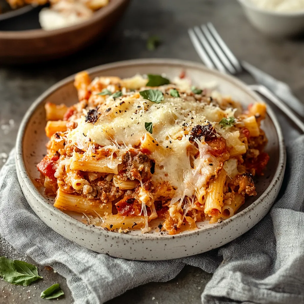 Ziti aux 5 Ingrédients