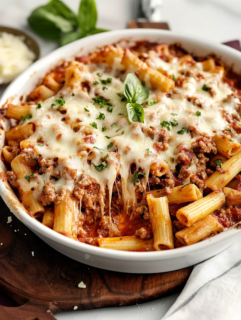 Gratin Ziti Facile 5 Ingrédients