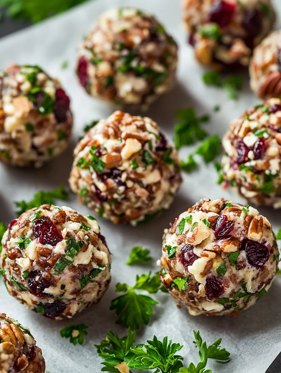 Bouchées Chèvre, Cranberry et Noix de Pécan