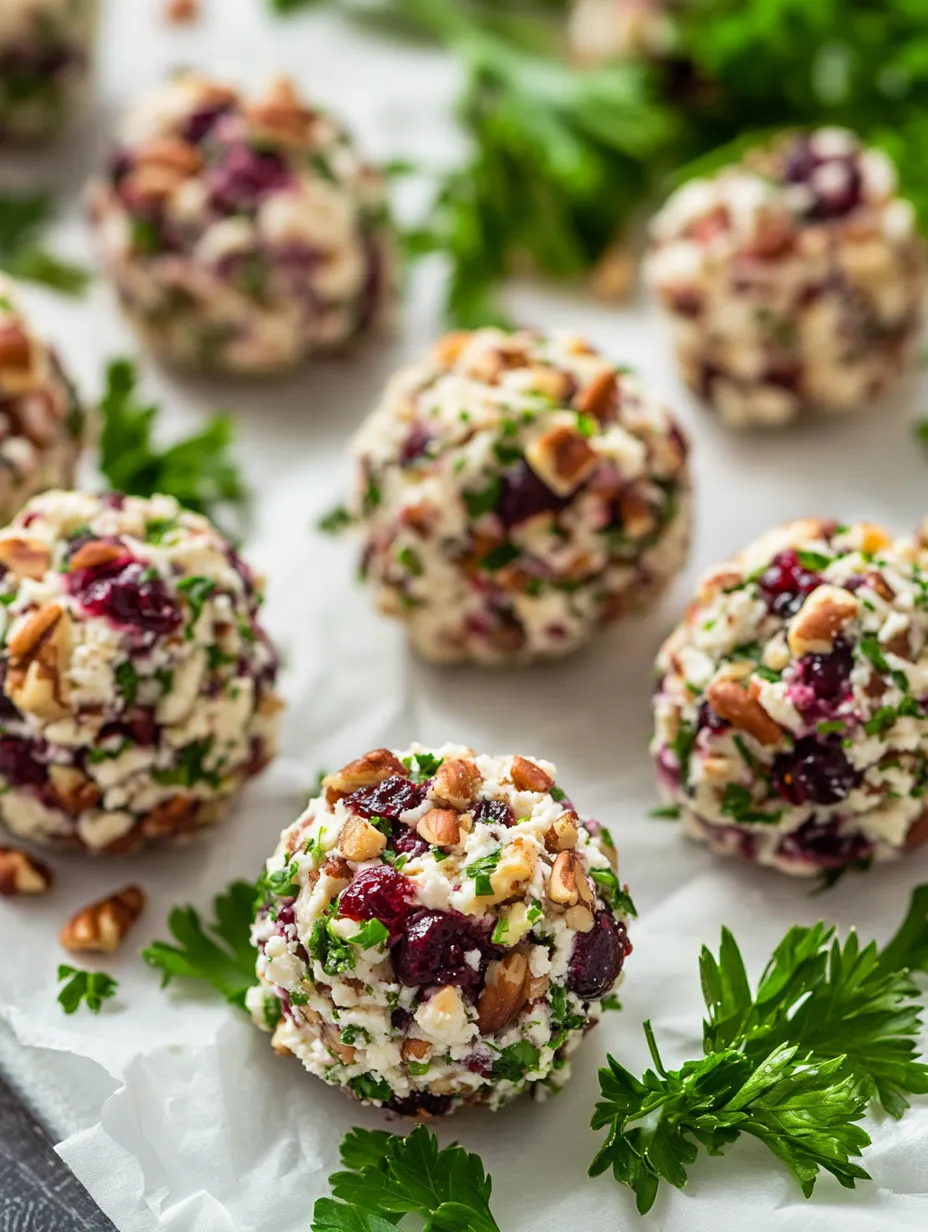 Bouchées Douces Chèvre, Cranberry et Noix de Pécan