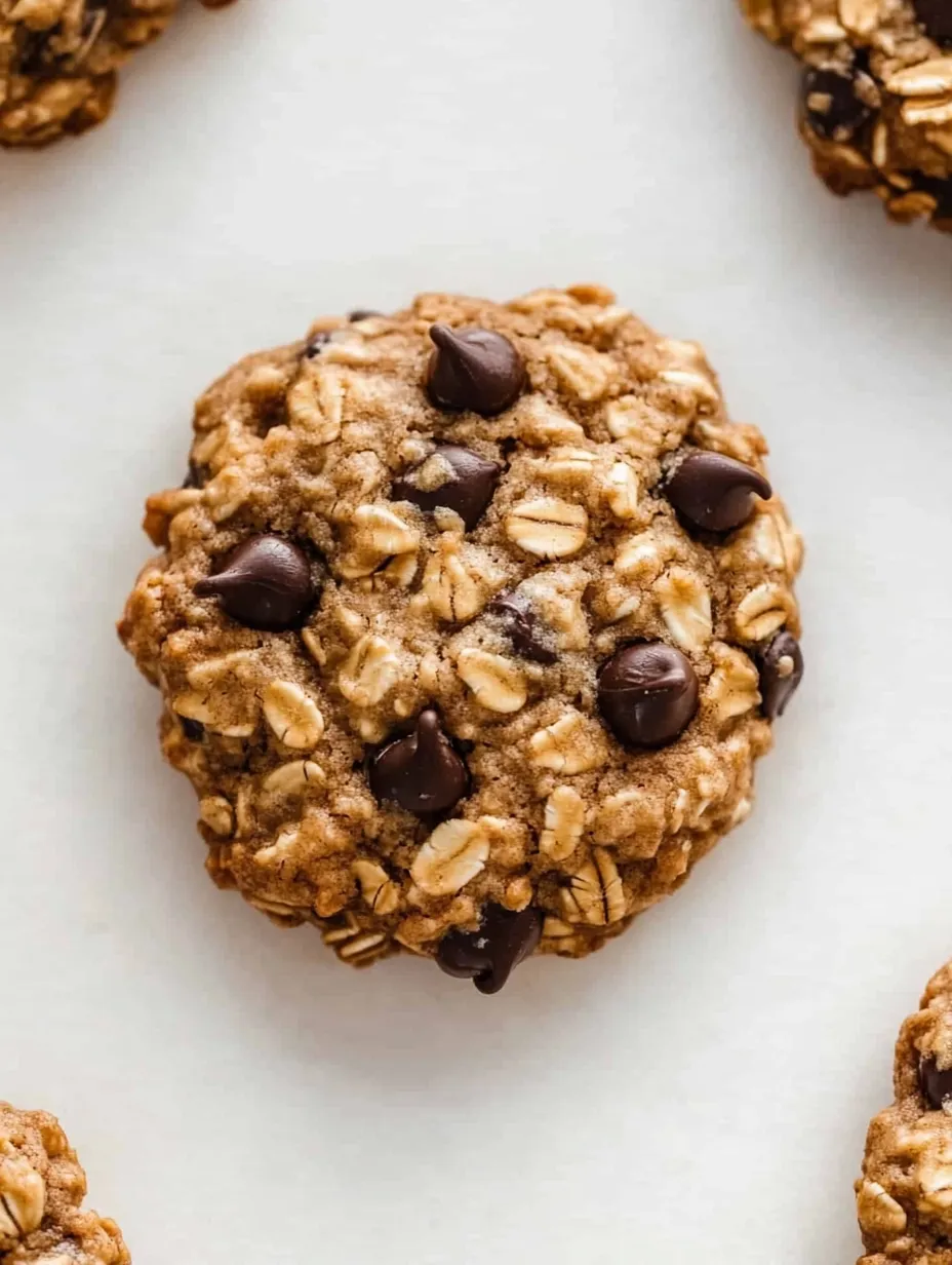 Biscuits à la banane, flocons d'avoine et pépites de chocolat