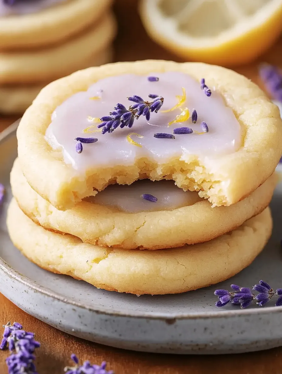 Biscuit Citron Lavande Fait Maison