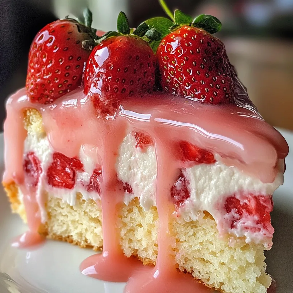 Gâteau Séisme Fraise