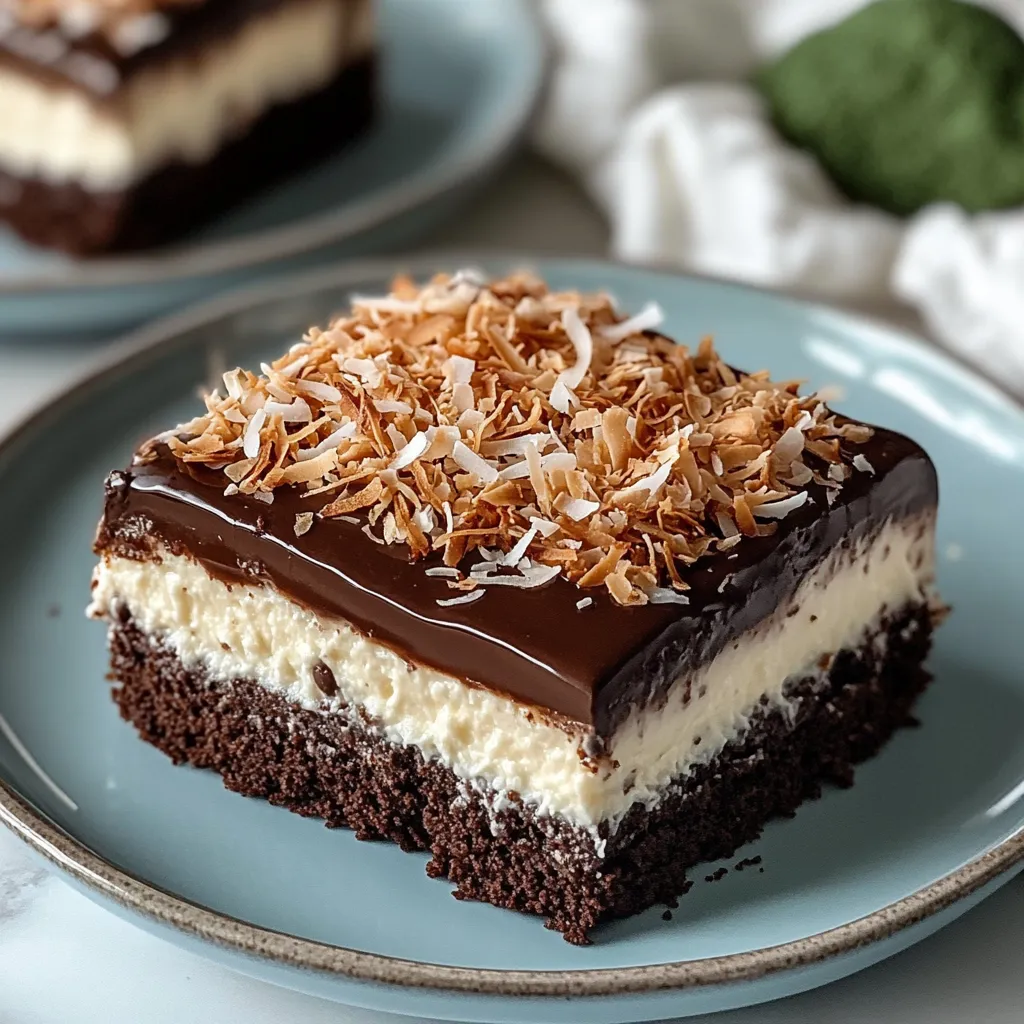 Gâteau Chocolat Noix de Coco