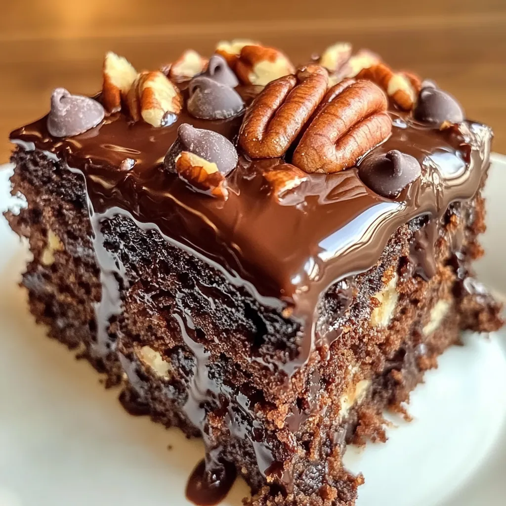 Gâteau au chocolat allemand à trous ultra-gourmand