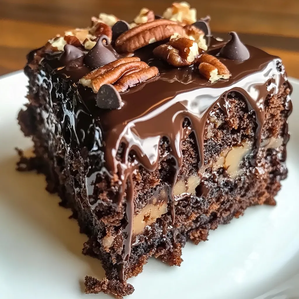 Gâteau à trous ultra-moelleux et décadent au chocolat