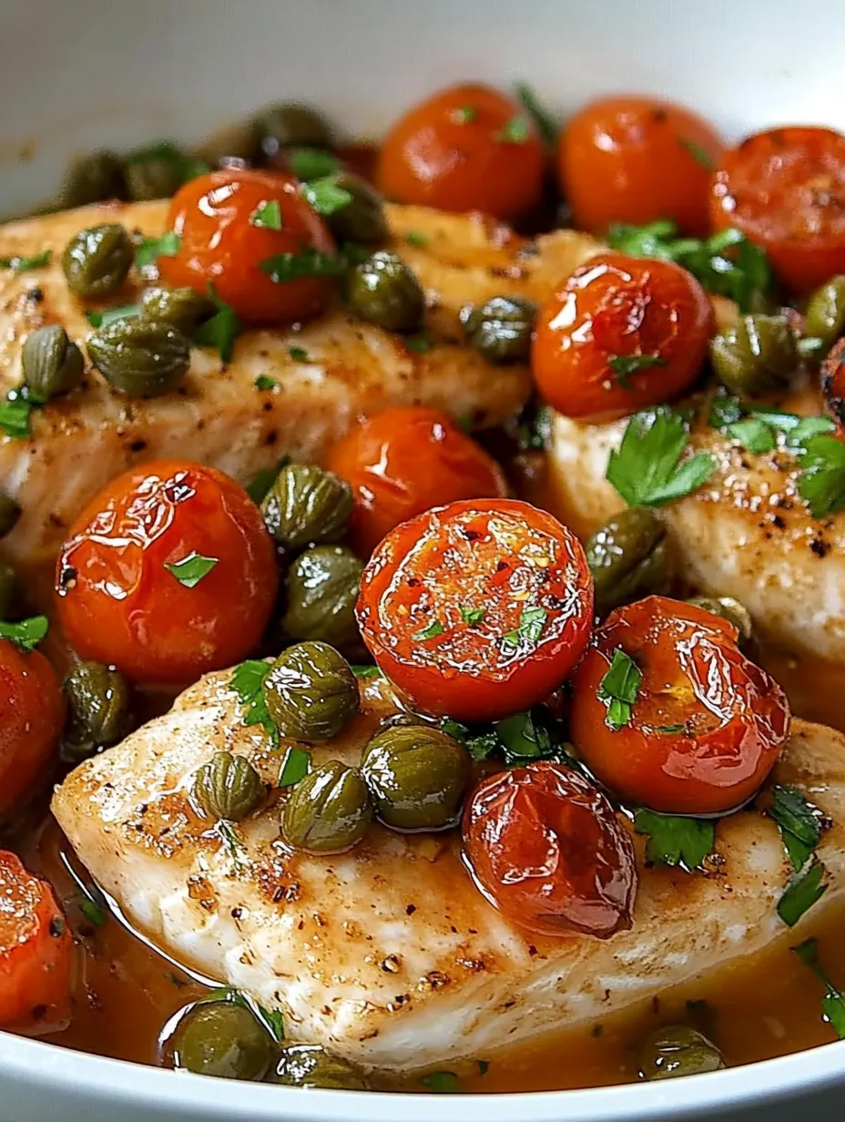 Recette d'Espadon Poêlé avec Tomates Cerises et Câpres