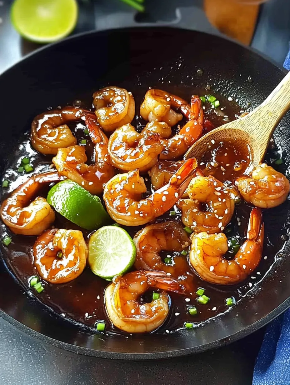 Crevettes au Beurre à l'Ail et au Miel