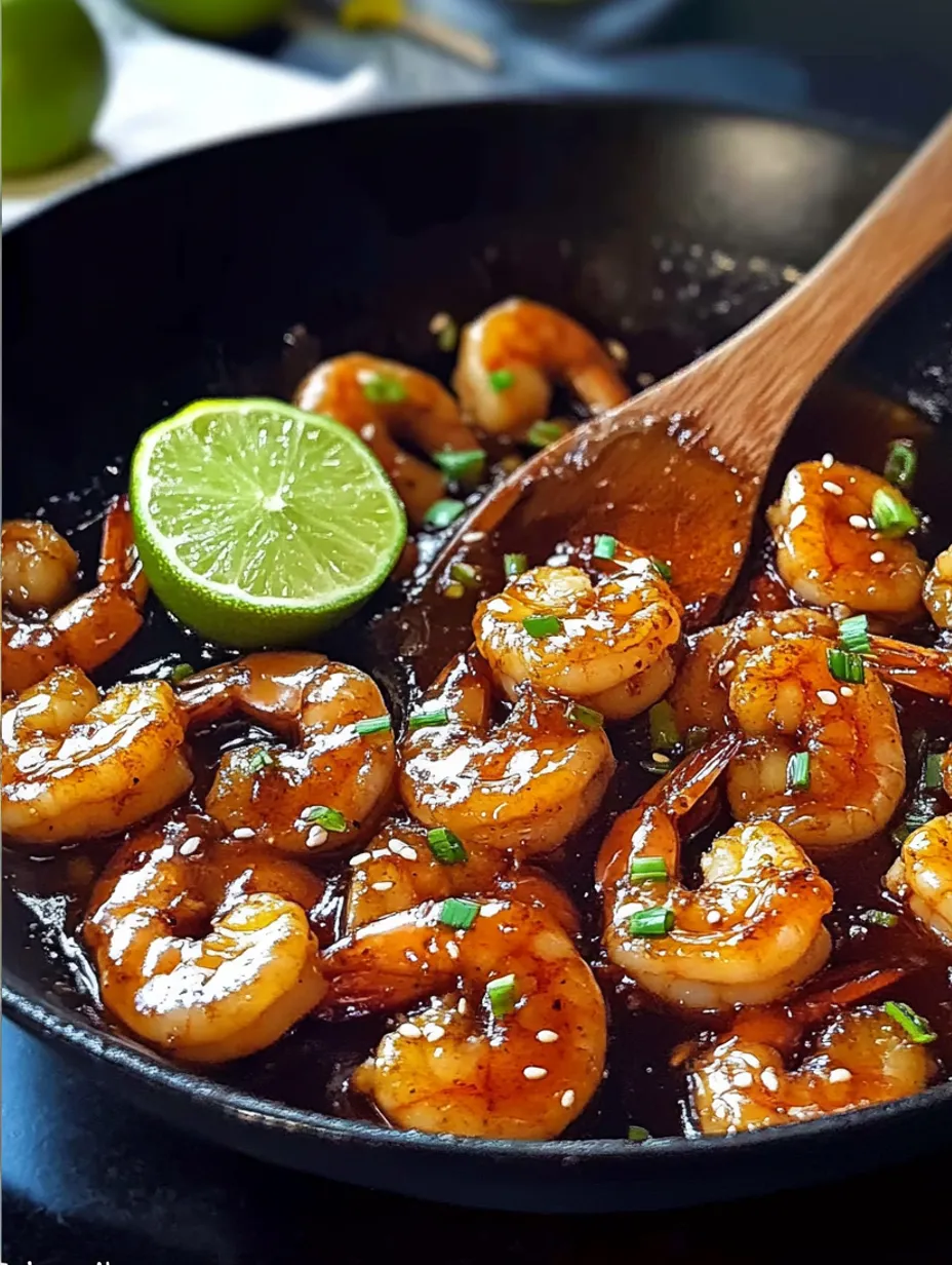 Crevettes au Beurre à l'Ail et au Miel Rapides et Faciles