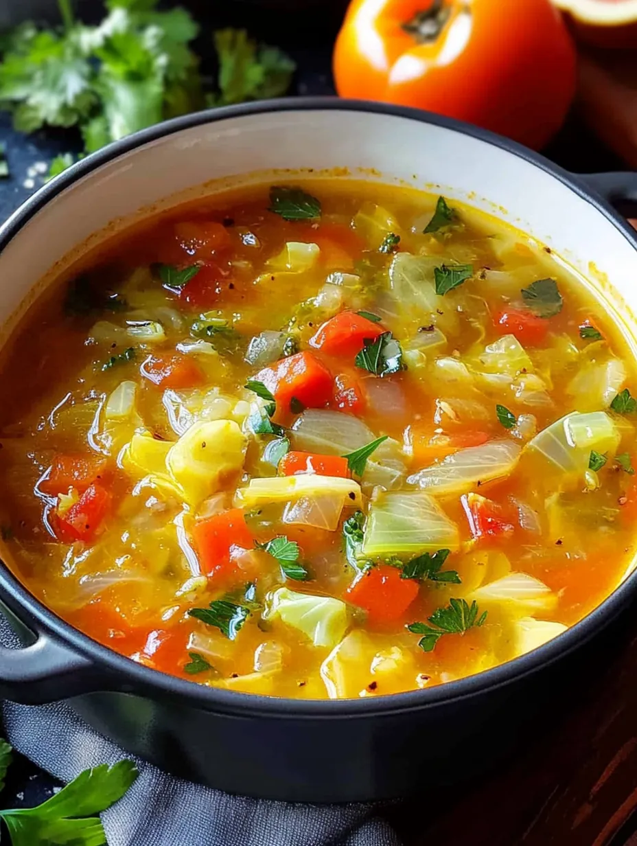 La MEILLEURE Soupe au Chou pour Régime