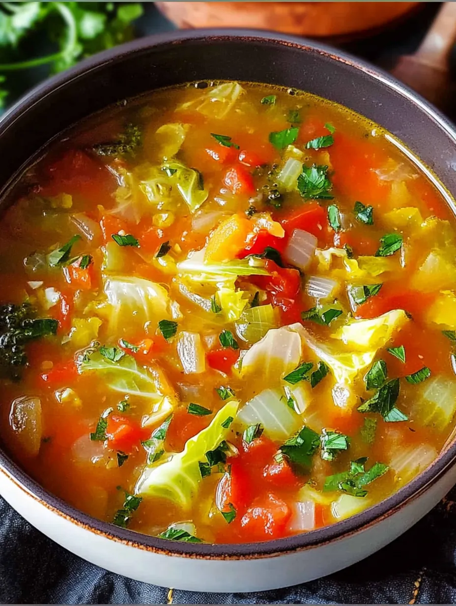 La MEILLEURE Soupe au Chou Facile pour Régime