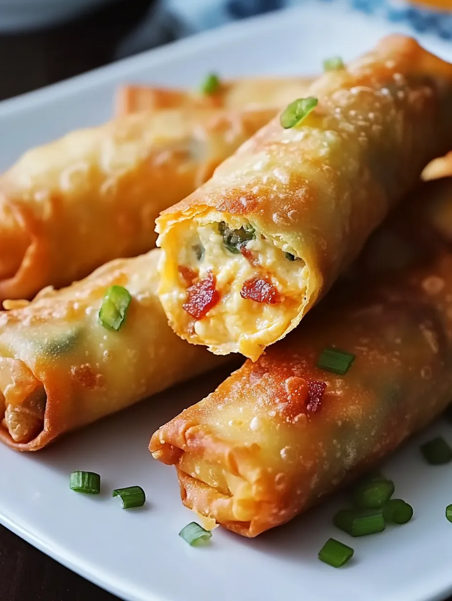 Mini roulés croustillants au jalapeño
