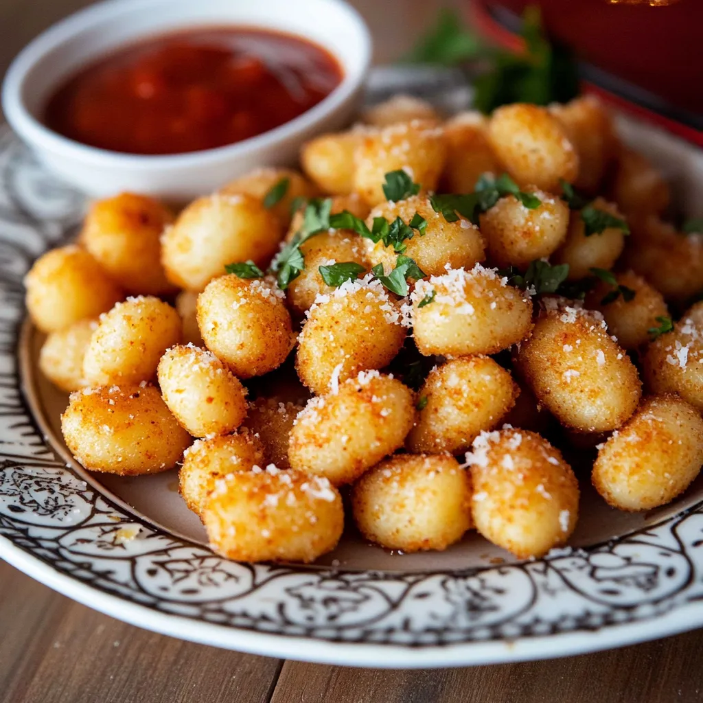 Gnocchi Croustillants Friture