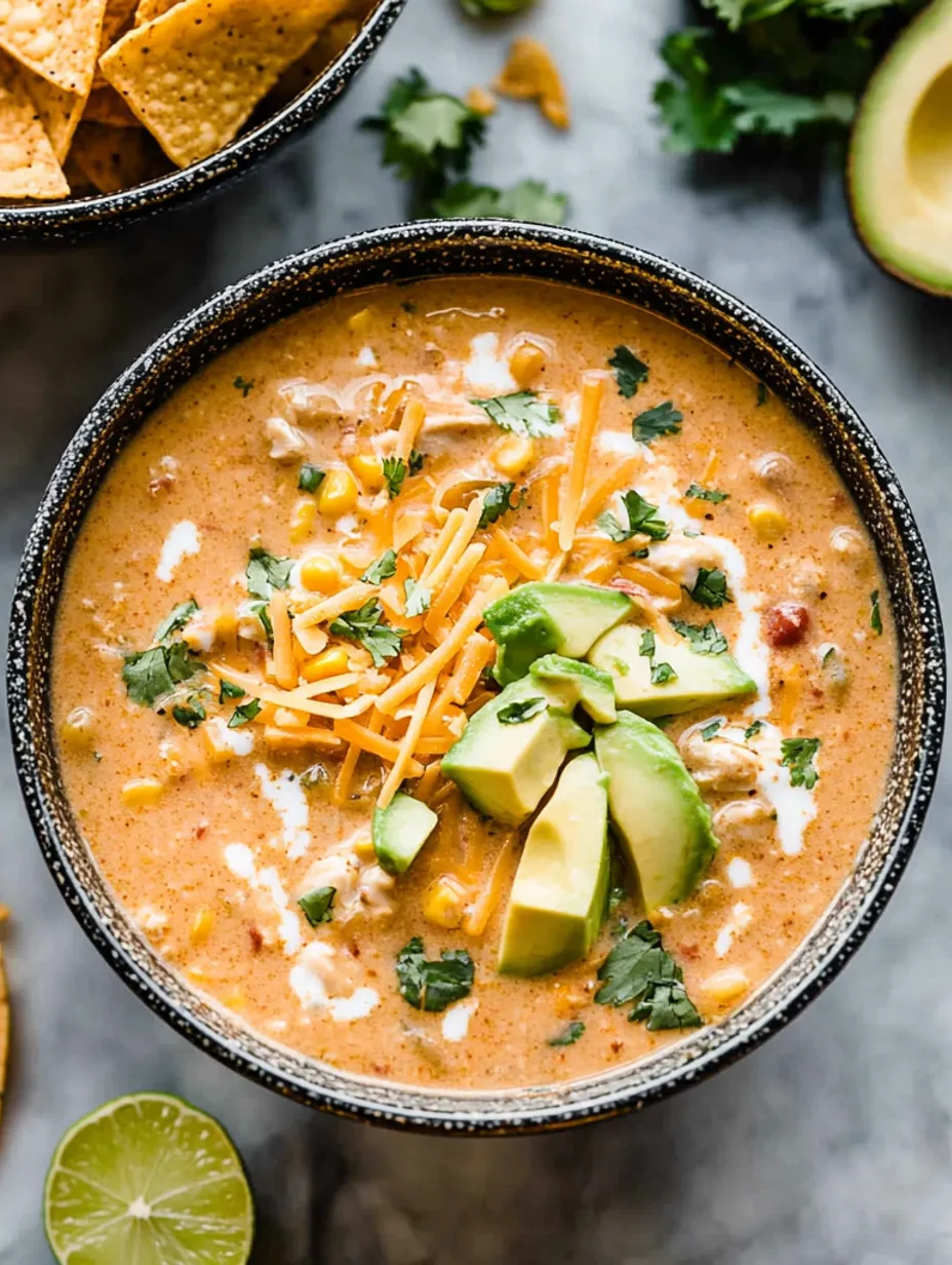 Chili blanc crémeux au poulet facile