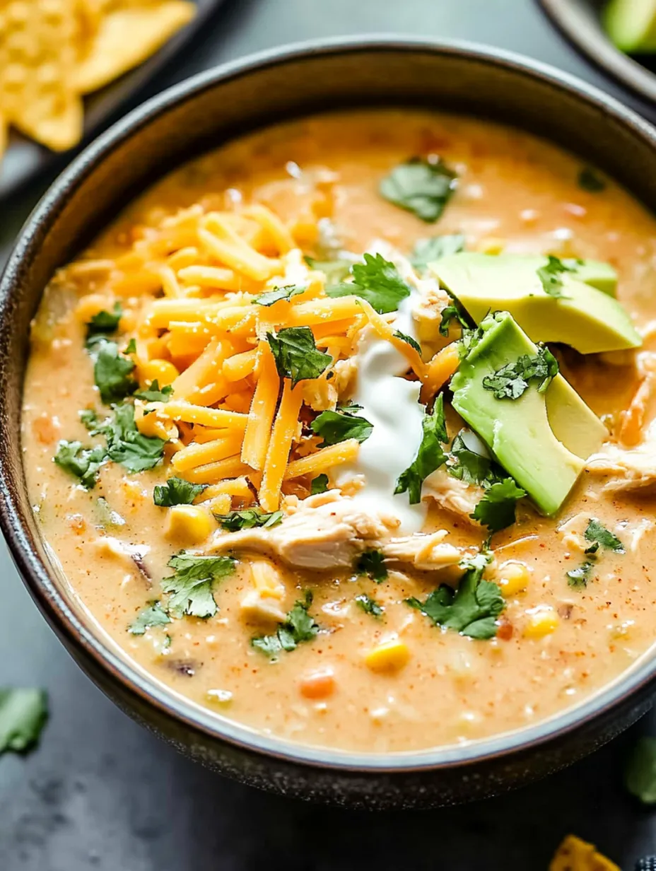 Chili blanc crémeux au poulet express