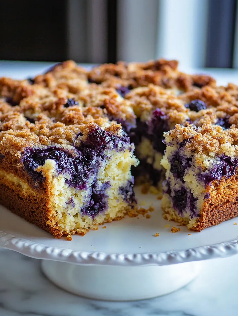 Gâteau aux myrtilles tout doux