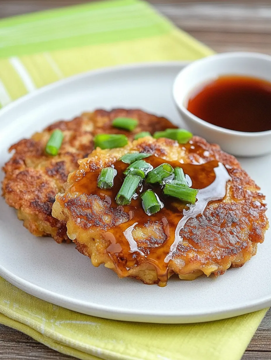 Egg Foo Young maison doré à la poêle