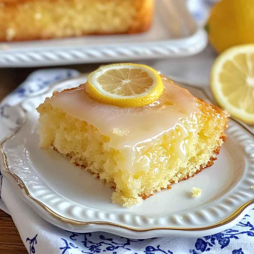 Gâteau Citron Délicieux