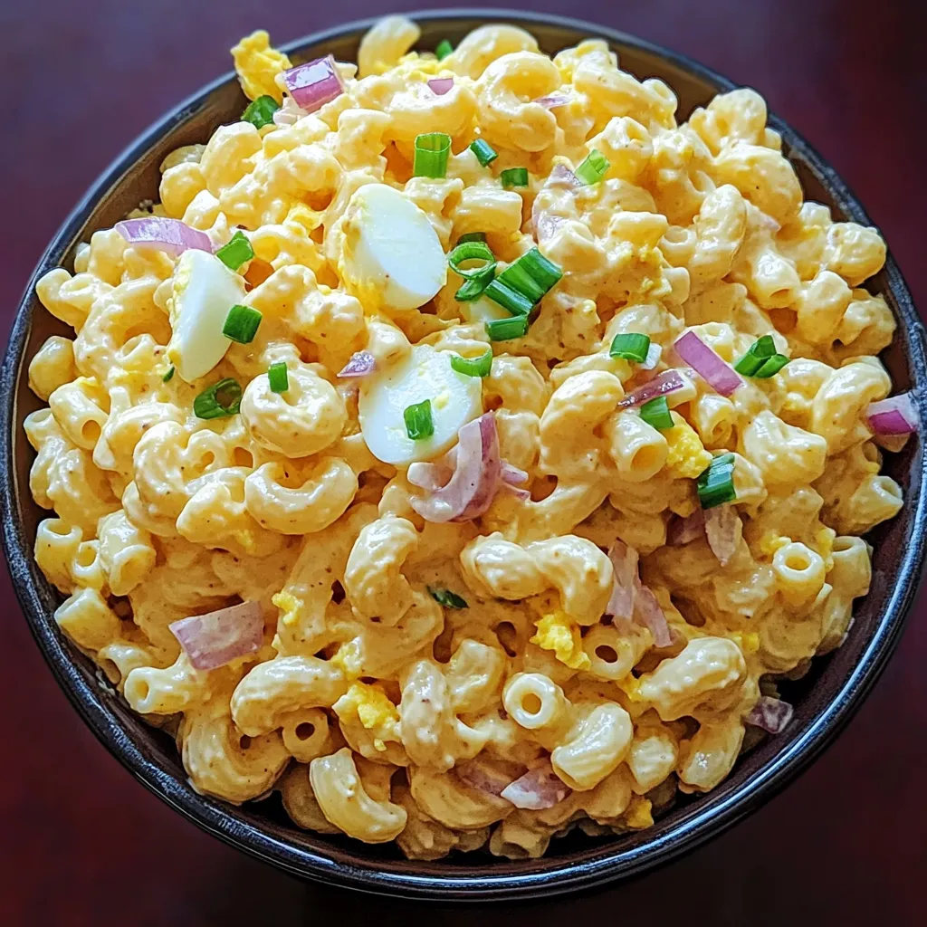 Salade de pâtes façon œufs mimosa