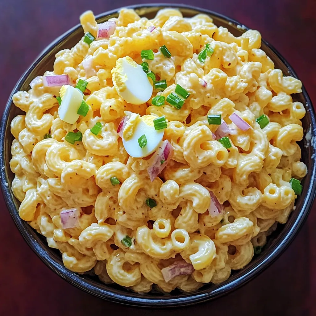 Salade unique œufs mimosa et pâtes qui bluffe tout le monde
