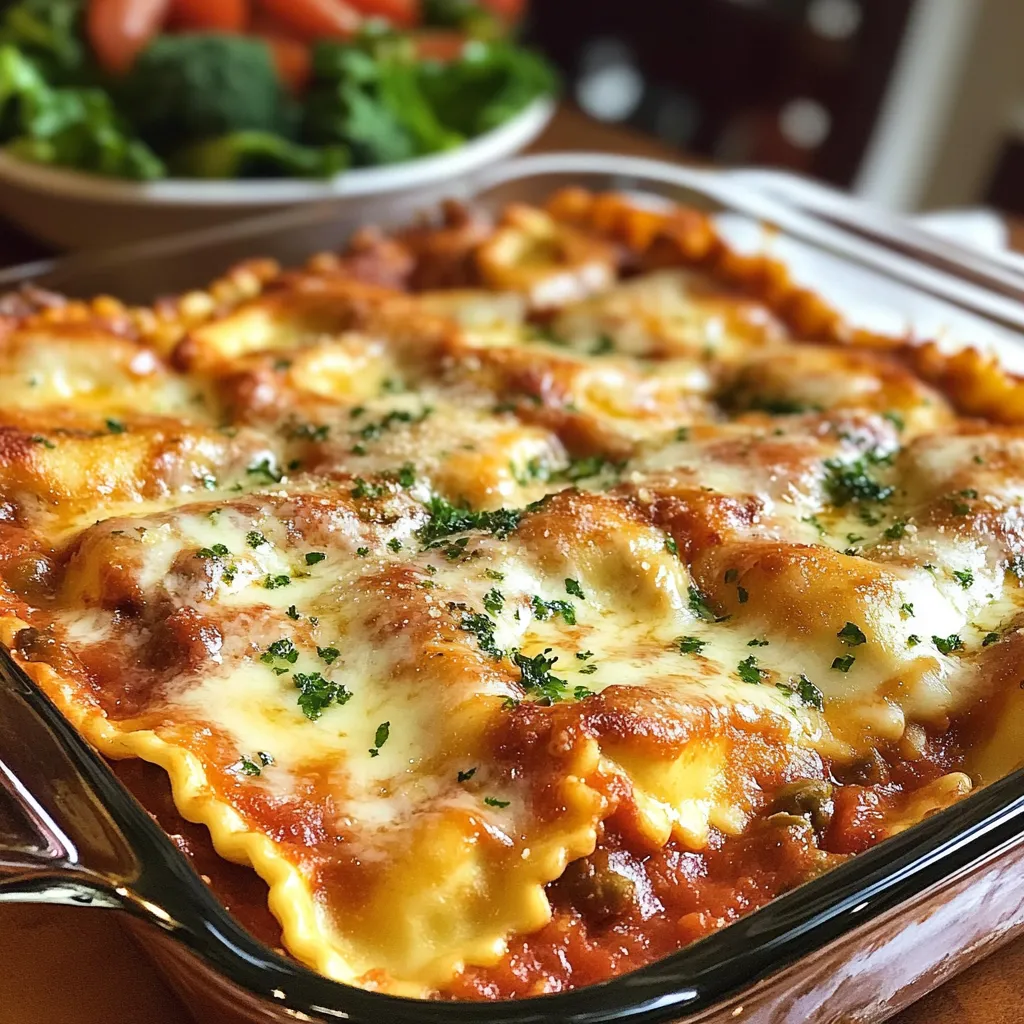 Gratin Raviolis Crémeux Fromage