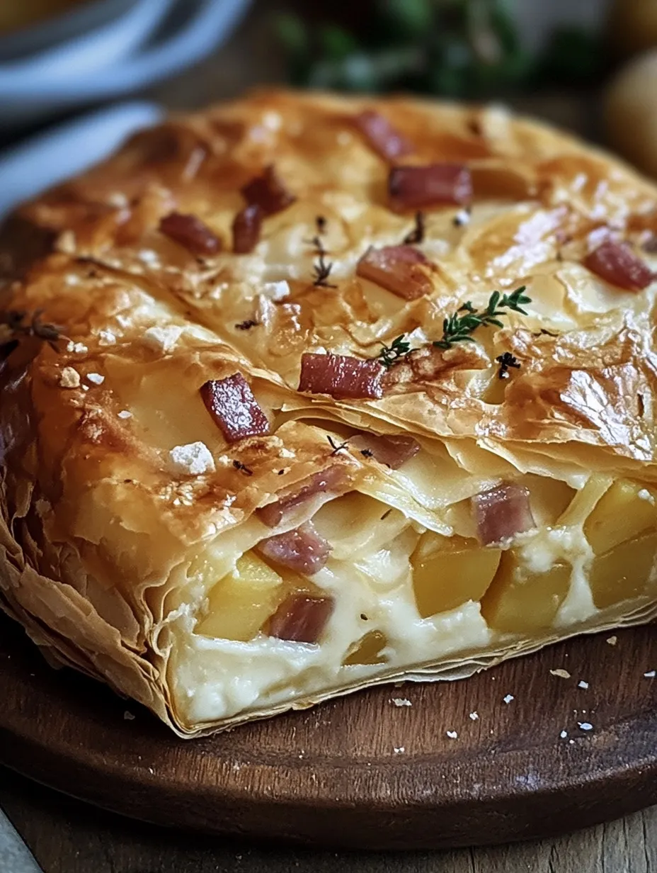 Le Feuilleté Croustillant au Camembert Facile