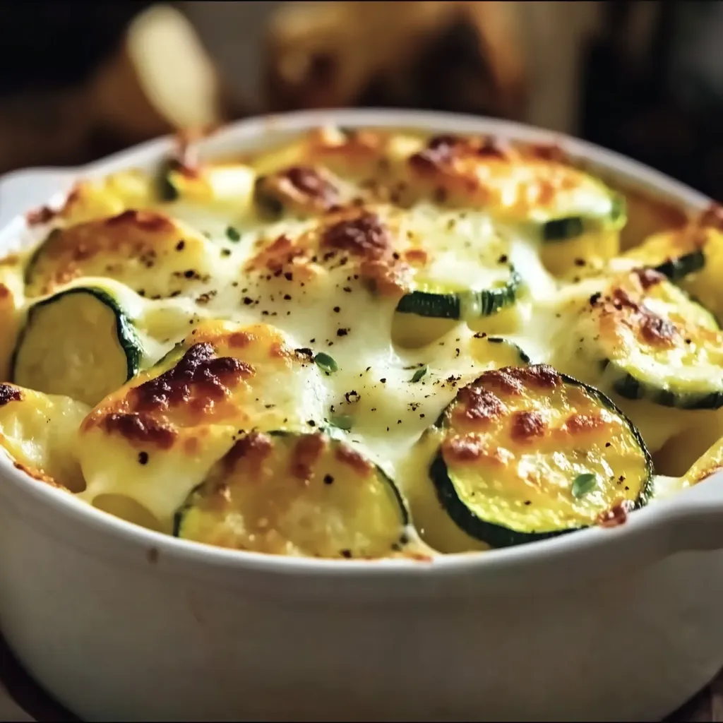 Le Gratin Léger de Pâtes aux Courgettes