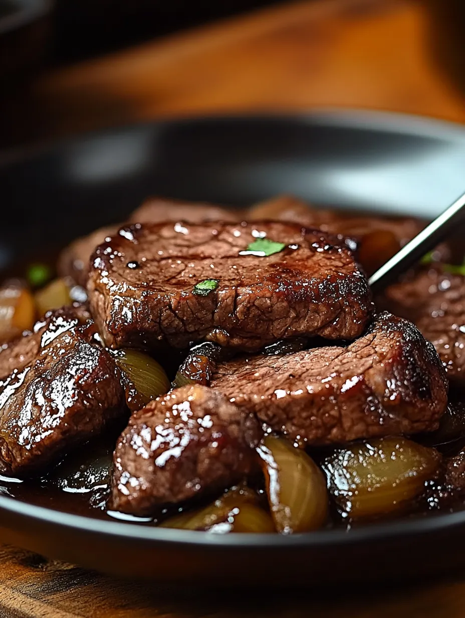 Recette Le Bœuf Sauté aux Oignons