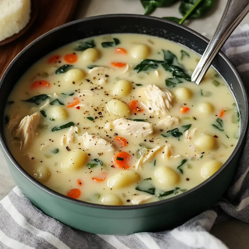 Soupe Gnocchis Poulet